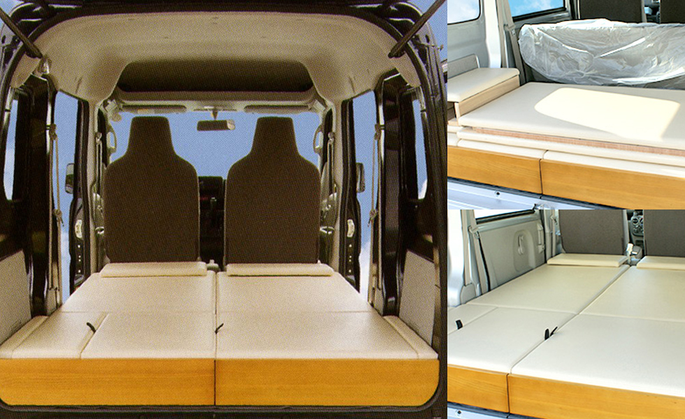 【有限会社 北光興産／美幌スズキ】ちょいCam｜寝るだけキット（バン）